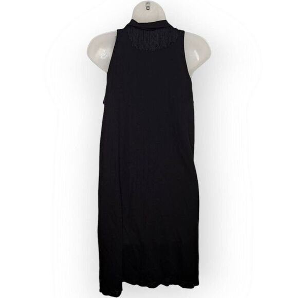 Development by Erica Davies Women's Y2K Cowl Neck Sleeveless Mini Dress Black si - Picture 4 of 6